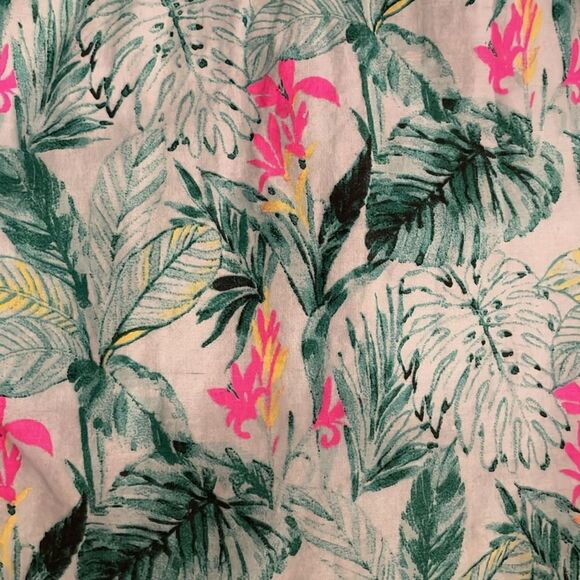 Tommy Bahama Green & Pink Tropical Print Girls Dress Size 4T Sleeveless Summer - Picture 9 of 10